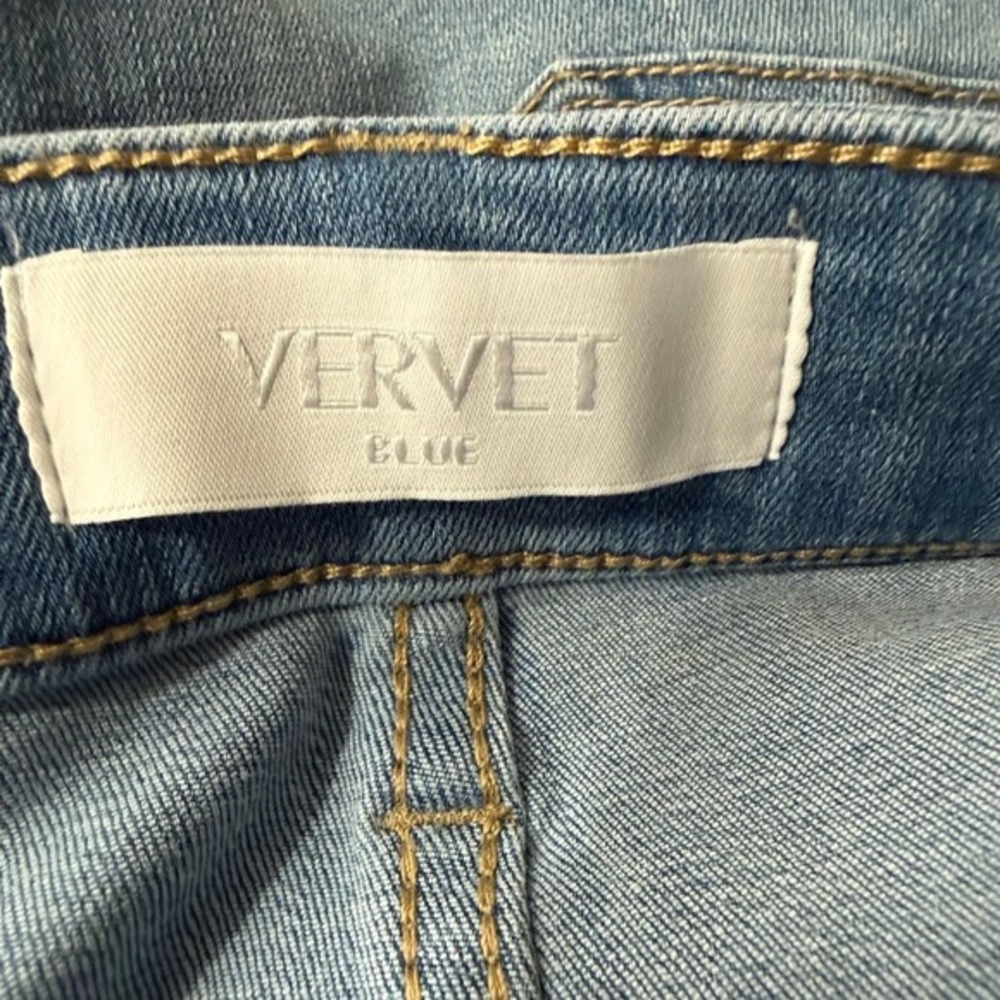 Wide Leg Paperbag Waist Jeans - Blue - Picture 6 of 9